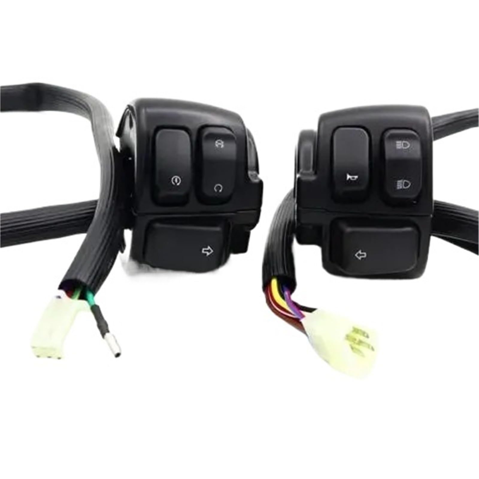 Cavi acceleratore per moto Kit cablaggio interruttori di controllo manubrio moto Harley adatto