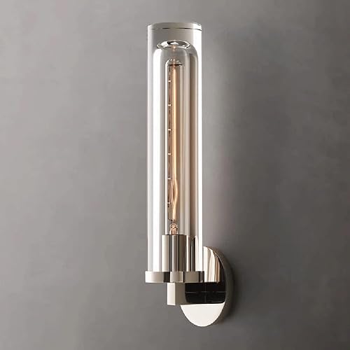 Miniatura 8 de Vintage Simple Full Copper Light Aplique de pared de lujo dormitorio cabecera TV fondo pared pasillo pasillo entrada cristal luces de pared