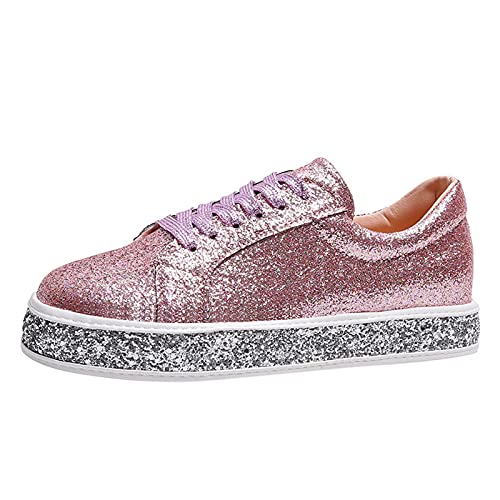 Mocassins roses pour femme : chaussures slip-on respirantes et légères taille 39
