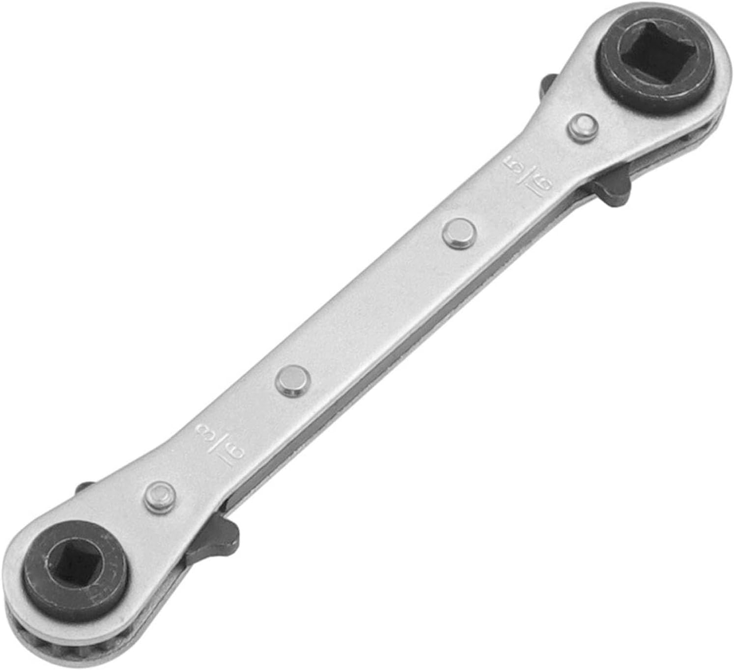 HVAC Tools Quad Spanner Air Conditioning Ratchet Spanner Four Different Models 3/8" 1/4" 5/16" 3/16" Refrigeration Tools Valve Spanner for Refrigeration Equipment Repair