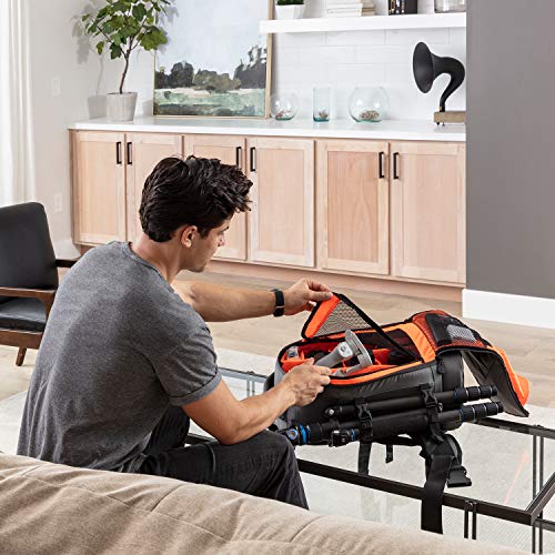 Infocus Gear Photographer Backpack - Large Photography Bag For Dslr Camera, Laptop, Tripod, Lens & Accessories - Adjustable Dividers, Padded Shoulder & Waist Straps - Stylish Light Ergonomic Design #TOP6