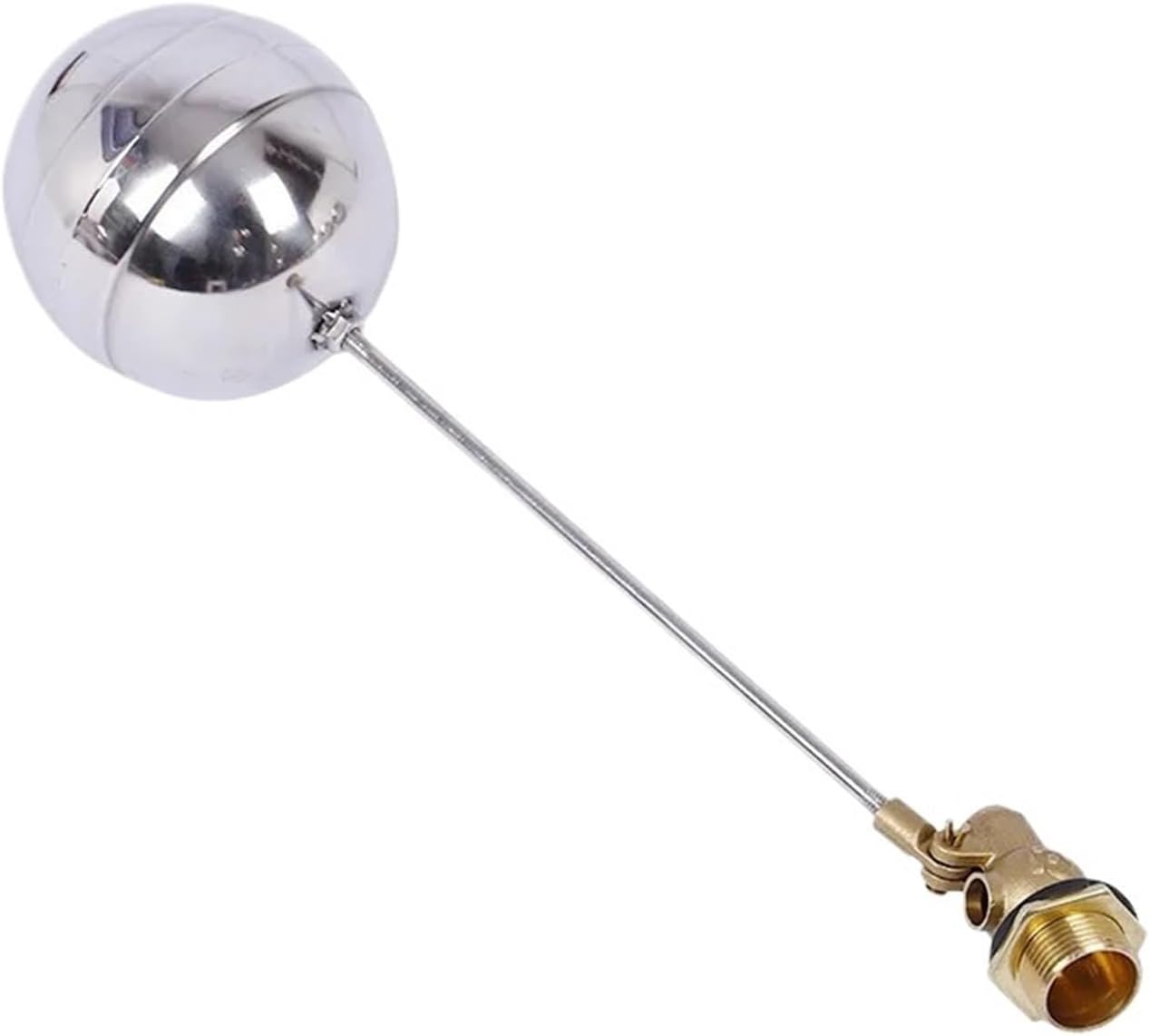 1pcs DN15/20/25/32/40 Brass Float Valve Cold Water Tank 1/2" 3/4" 1" Floating Ball Valve Stem Flow Control Cistern/Expansion Tank(DN20)