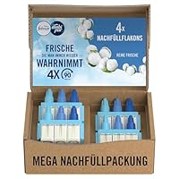 Febreze 3Volution Duftstecker 4x Nachfüllflakons Reine Frische, 3 Abwechselnde Düfte Zum Bekämpfen Von Gerüchen