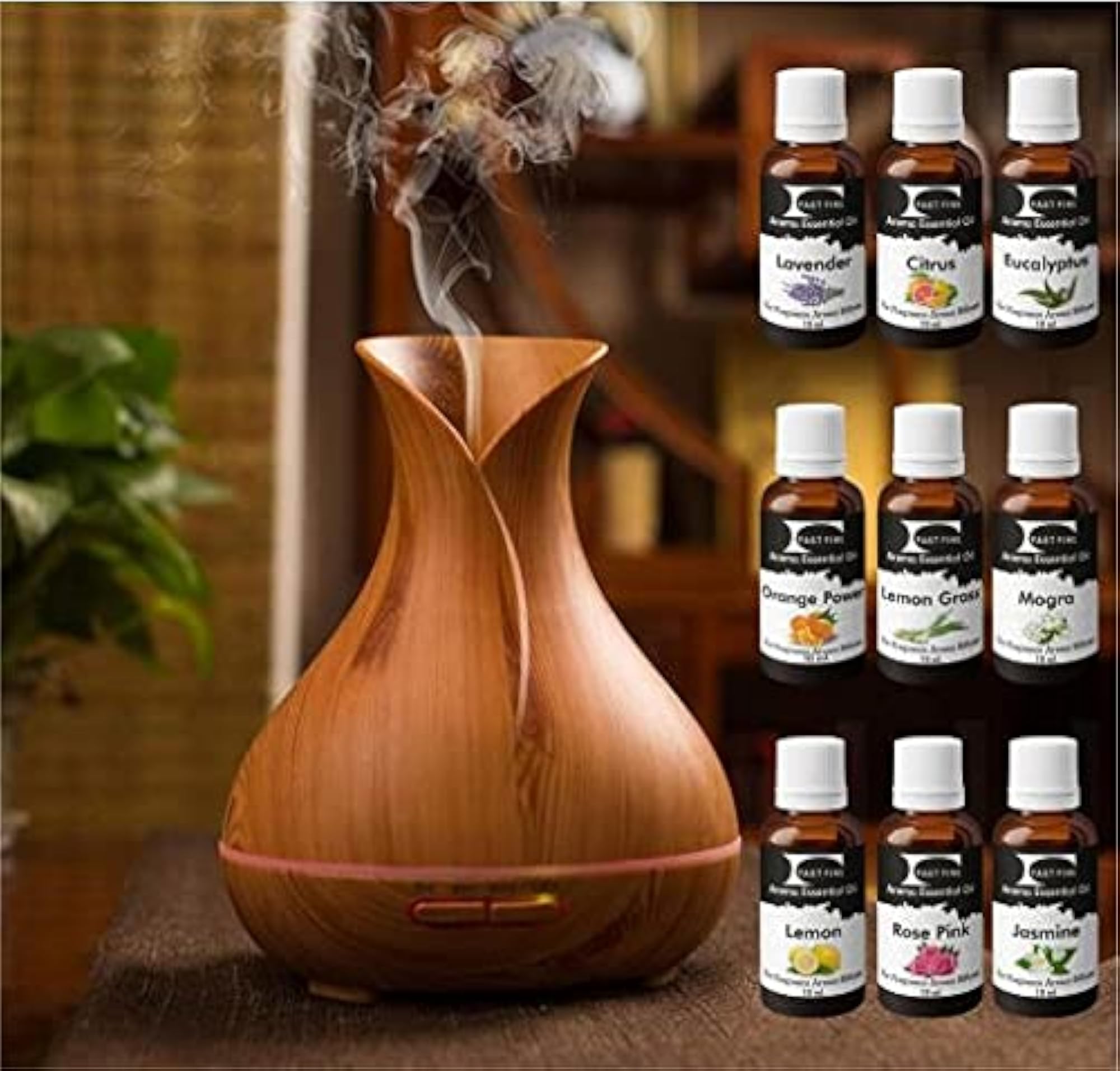 Fast Fine Diffuser Essential Aroma for Air Revitalizer, Green Apple 10ML