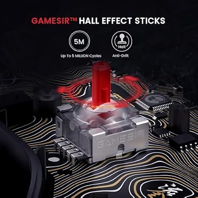 GameSir Kaleid Flux Enhanced Wired Controller for Xbox, RGB Lighting and Hall Effect Joystick, Compatible with Xbox Series X|S, Xbox One, Windows 10/11 PC - Officially Licensed