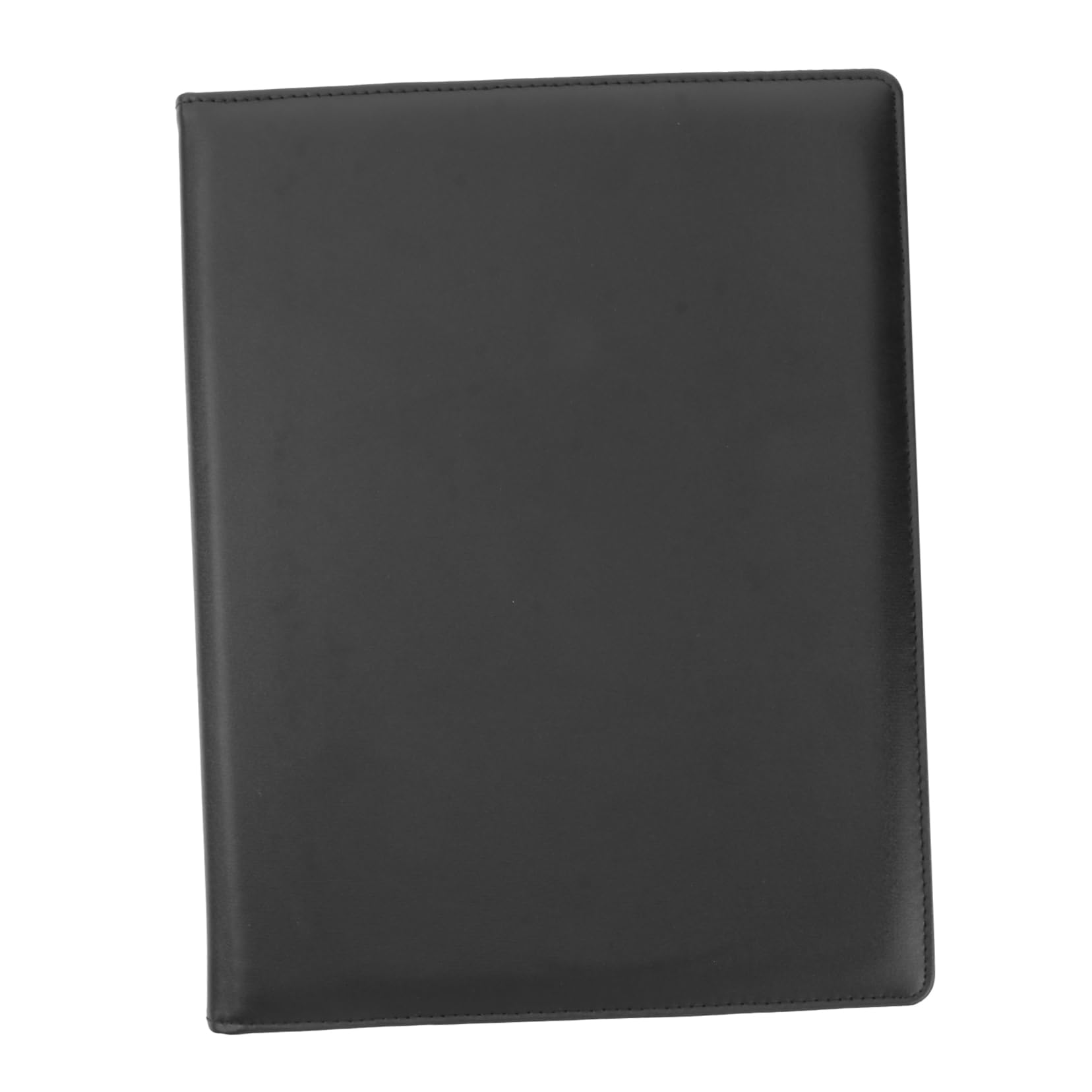 jojofuny Cartellina Portadocumenti Pelle A4 in Pu Nero con Blocco