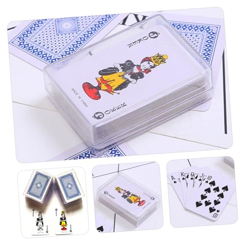 FRCOLOR 6sätze Miniatur-Spielkarten Kleine Pokerkarten Reisenutzung Spielkartenspielzeug Mini-kartenspiel Puppenhausspielzeug Miniaturkarten Für Junge Mädchen Langlebig Platzsparend – Bild 5
