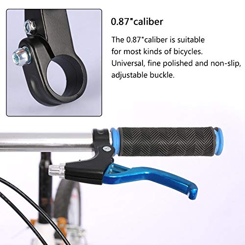 Bike Brake Lever, Brake Clutch Levers, Aluminium Mountain Bike Bicycle Cycling Brake Level Handles Lever Set(1 Pair) (Blue) by Dioche - Image 3