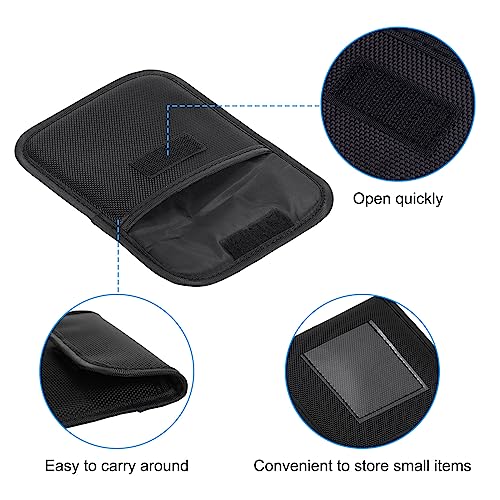 PATIKIL 120x120mm Lens Filter Case, Camera Filter Case Portable Lens Filter Pouch Photography Fit Camera Bag Coat Pocket Drone, Black - Image 4