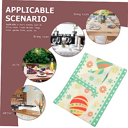 Couverture de table de Pâques au tombé impeccable pour décoration de prestige