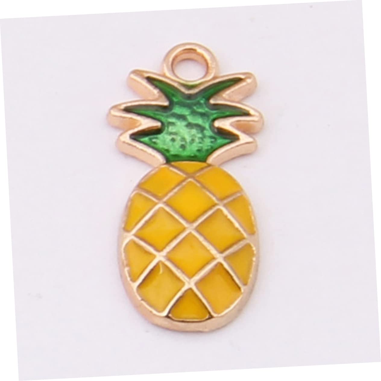 Operitacx 20 Pcs Fruit Pendants, Alloy Diy Necklace Bracelet Charms for Jewellery Making Charms Boho Rainbow Toppers - Image 2