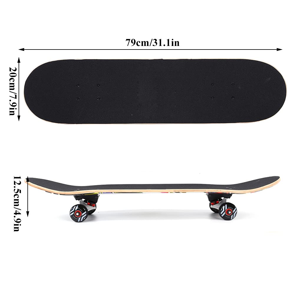 Accesorio de Placa Deslizante de Skateboard de Madera de Madera de Arce