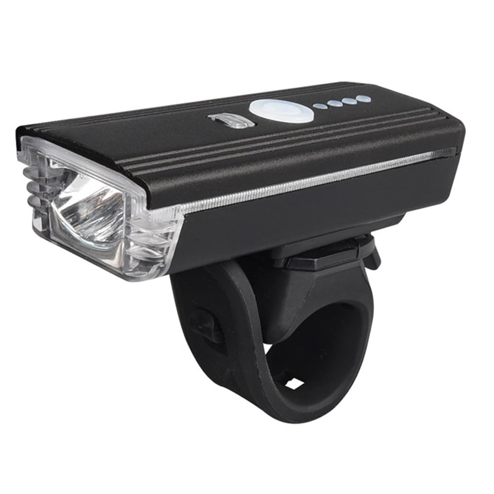 Faro Anteriore per Bicicletta Ricaricabile Tramite USB, 350 Lumen, Impermeabile, Ideale per Bici da Strada, Mountain Bike e da Città.