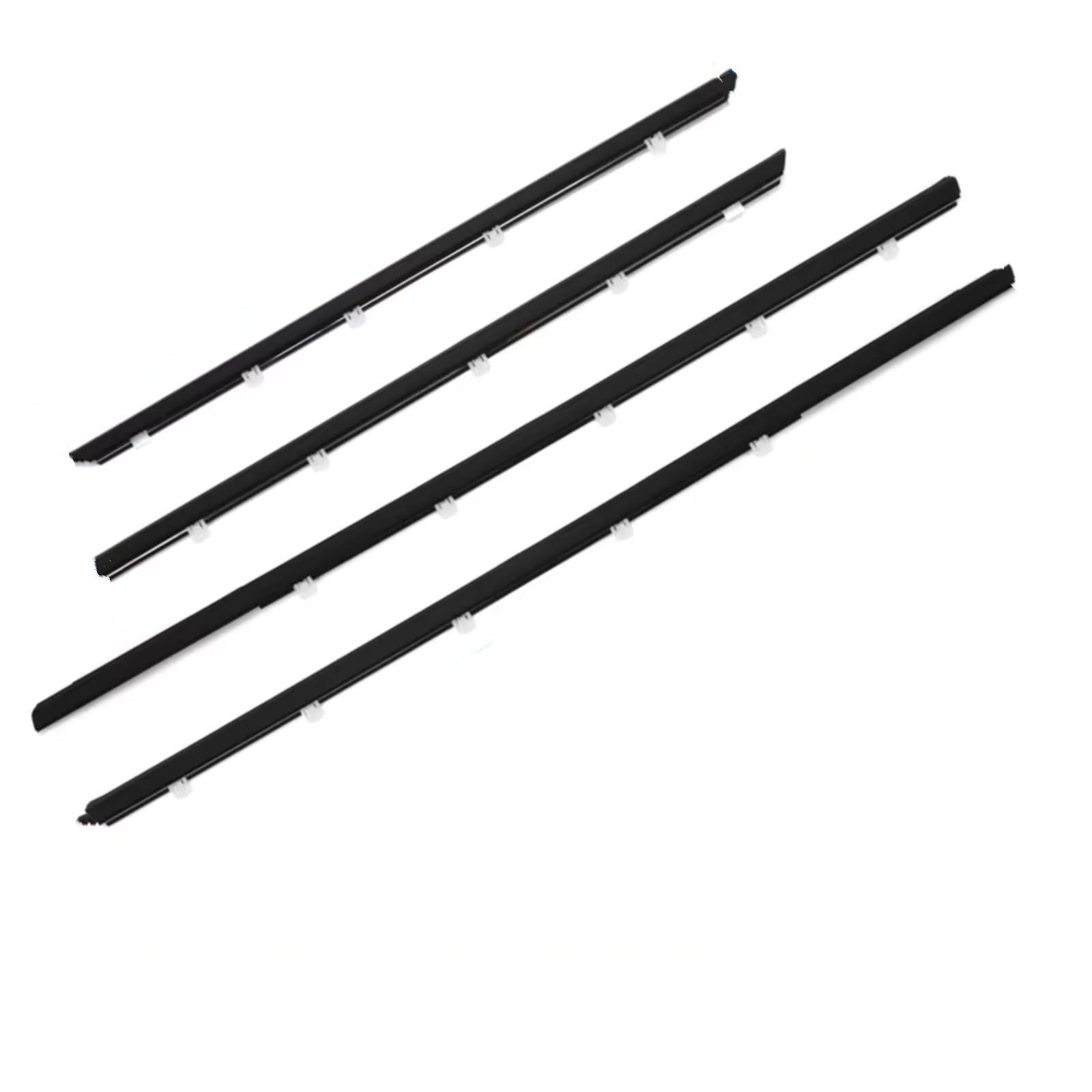 Iukmrt 2012-2015 For Civic 2006-2019 Outer Window Sealed Rubber Car Glass Weatherstrip Seal Belt Trim Sealing Strips Car Door Seal Protector(2012-2015)