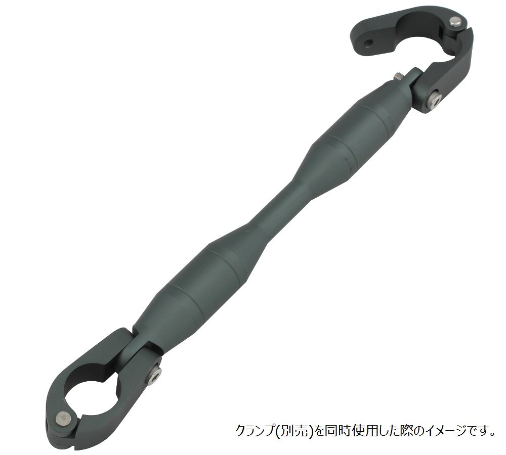 Amazon | ポッシュフェイス(POSH FAITH) バイク用品 バイクハンドルブレース シャフト タイプ2 187mm チタンカラー  クイックリリース 095267-11 | ハンドルブレース | 車＆バイク 【人気商品】クイックリリース マットブラック 187mm タイプ2 シャフト 095267-26 バイクハンドルブレース バイク用品 FAITH) ポッシュフェイス(POSH