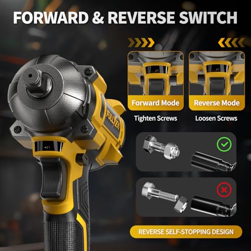 FULLYEA Cordless Impact Wrench Kit