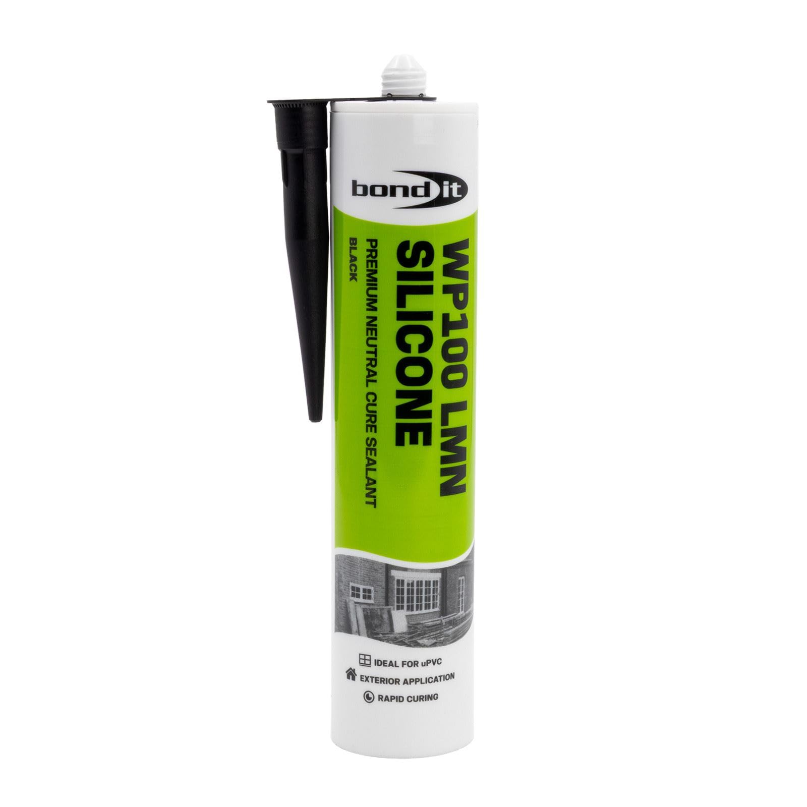 Bond-It WP100 Neutral Silicone Sealant - Black — image 1