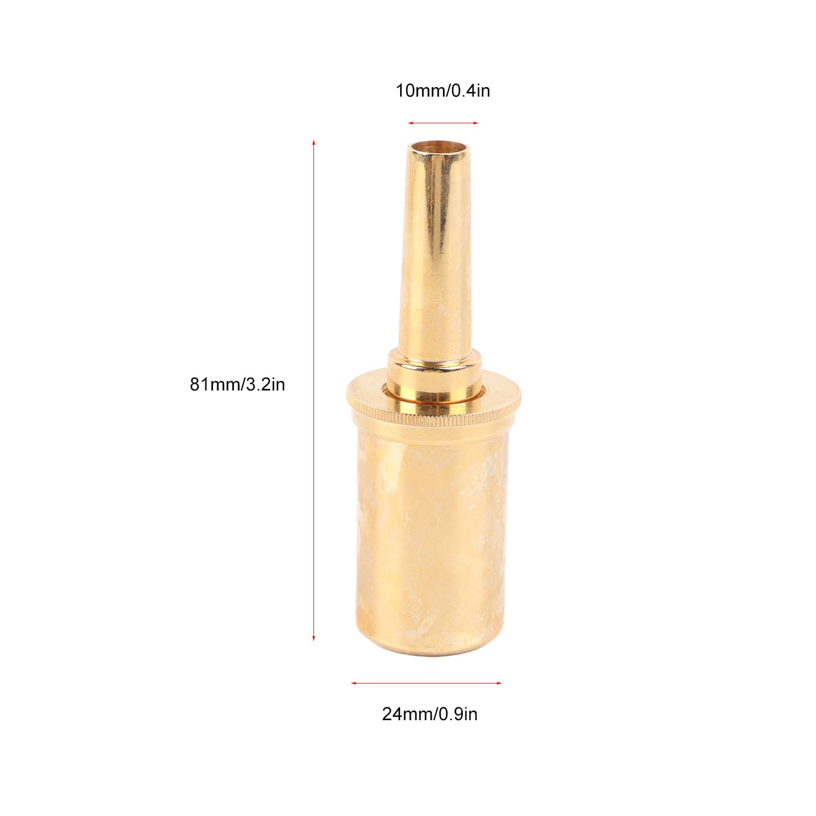 Valvola Ergonomica per la Riduzione della Pressione del Corno per Prestazioni Migliorate, Strumento Assistente per la Correzione della Postura per Suonatori di Corno di Tutti i Livelli, (Oro)