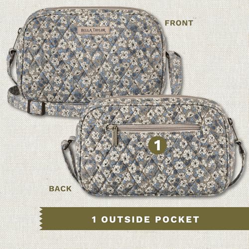 Image of Bella Taylor Simple Crossbody, Quilted Handbag for Women