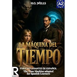 La Máquina del Tiempo para estudiantes de español. Nivel A2 (Pre-Intermedio) Audiolibro Por H.G. Wells arte de 