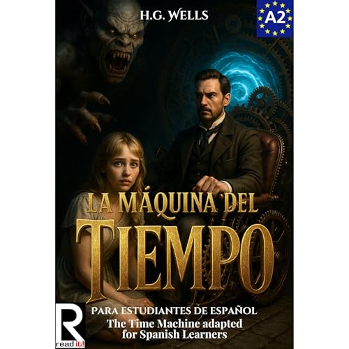 La Máquina del Tiempo para estudiantes de español. Nivel A2 (Pre-Intermedio) Audiolibro Por H.G. Wells arte de 