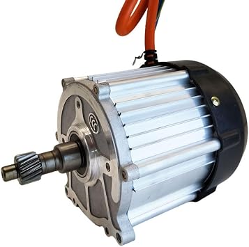 1500W Permanent Magnet DC Brushless Motor Electric Tricycle 5 Holes 16 Gear Motor Differential Motor 48V 60V High Speed Electric Motor(48V)