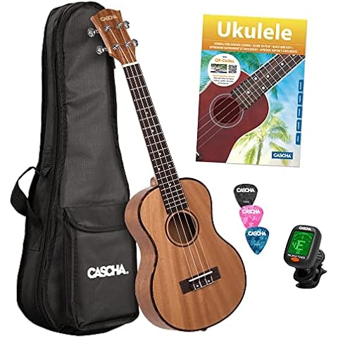 CASCHA HH 2049 DE Premium Tenor Ukulele Bundle Cover