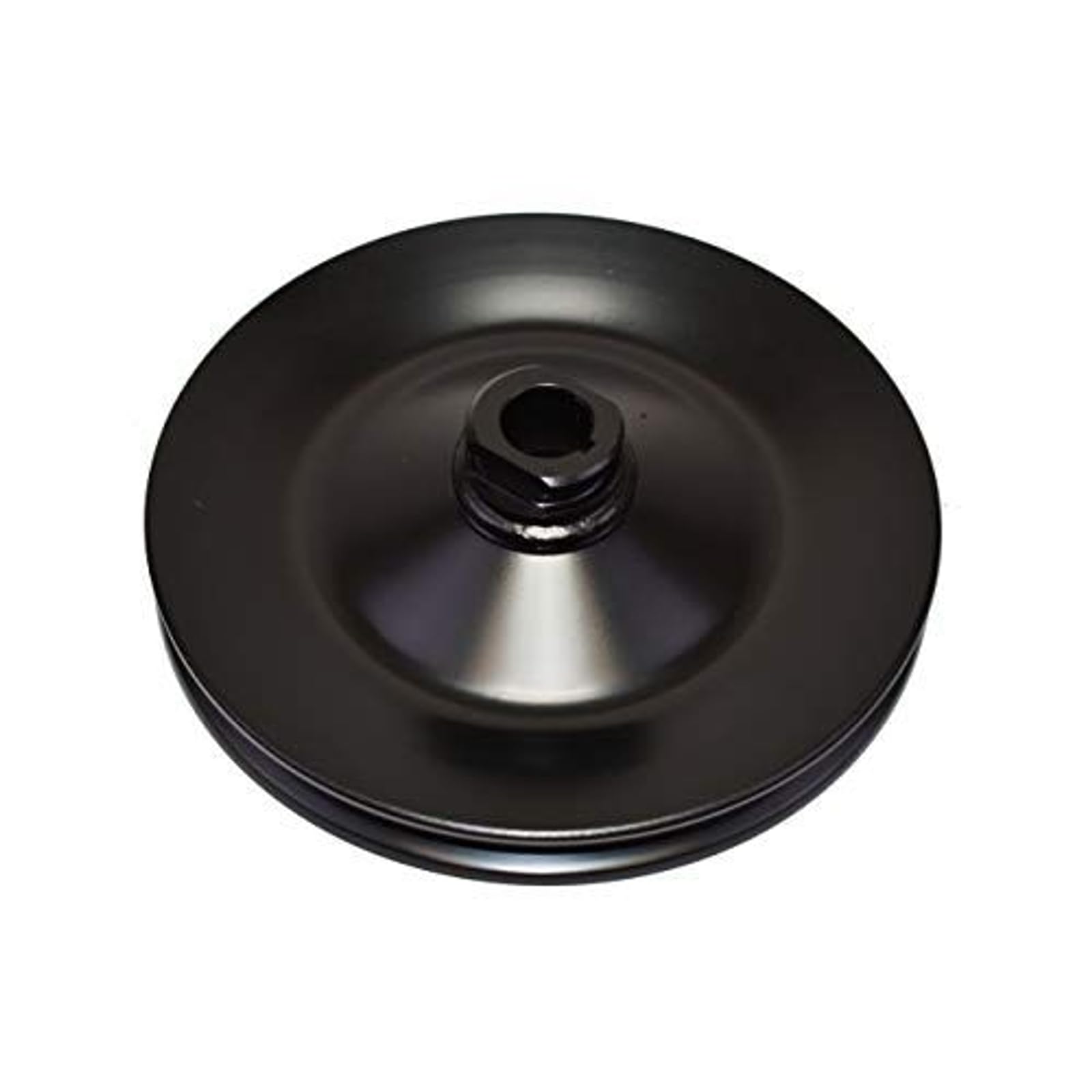 A-Team Performance Steel Keyway Power Steering Pump Pulley - Durable Steel Construction - Compatible With 1955-72 GM SBC/BBC & Ford SBF for GM Type 2 Power Steering Pump Pulley