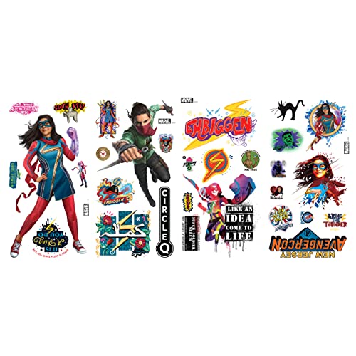 RoomMates Marvel Ms. Marvel Peel and Stick Wall Decals