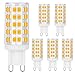 Produktbild Balder dimmbar G9 LED Glühbirne, Bi-Pin 60 W Halogenlampe Ersatz, warm weiß 3000 K, 6er Pack