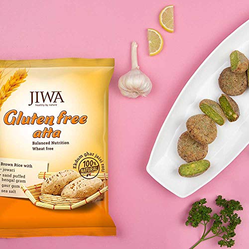Image of JIWA healthy by nature Organic Quinoa, 1 Kg, (Certified Organic & Gluten Free) & Gluten Free Atta /Flour, 1Kg