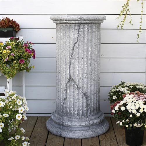 Pilier Romain décoratif grand socle pour statue et vase - 4
