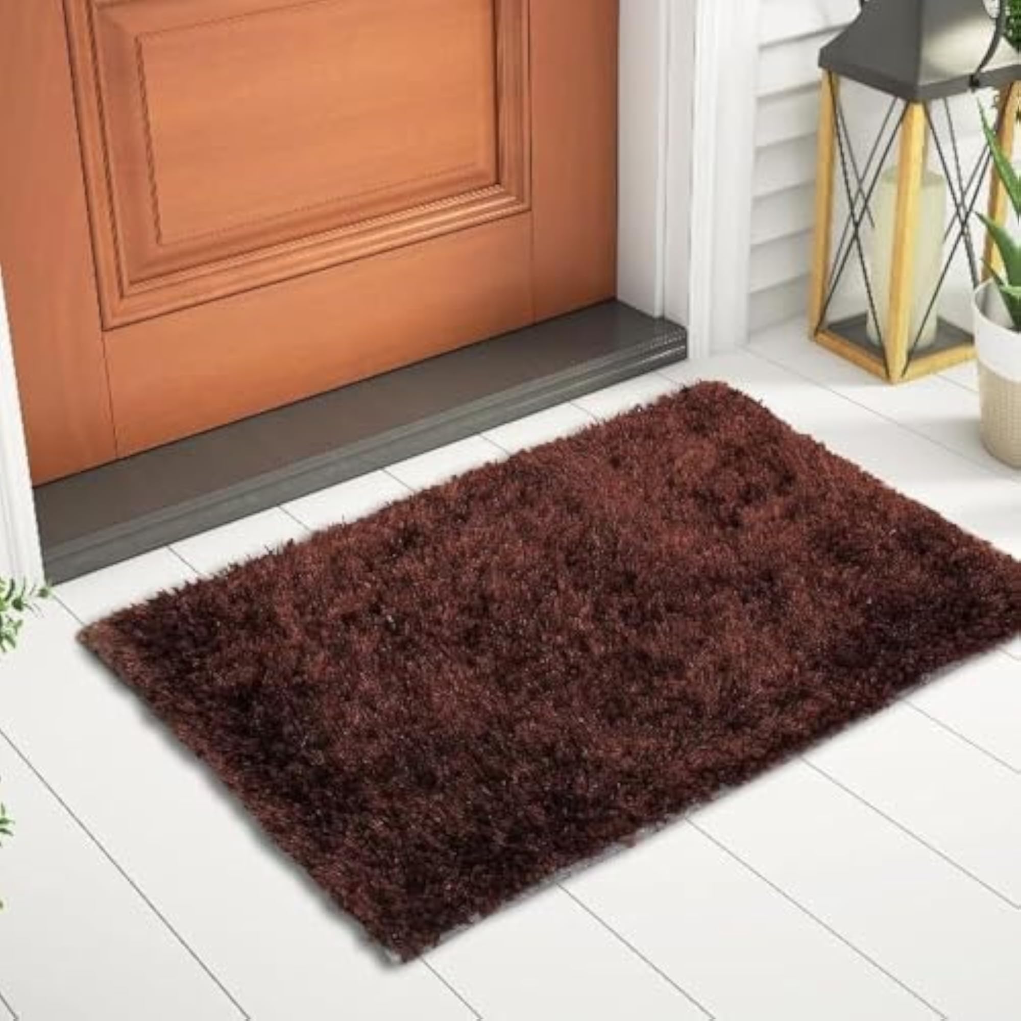 Rubber Floor Mat, Black Medium
