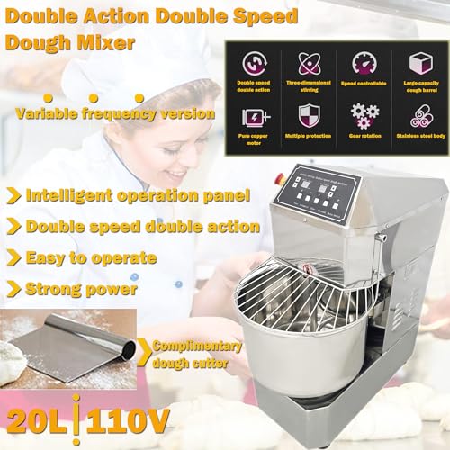 Dough-Mixer-Electric-Food-Mixer-Dough-Maker-Machine-Dough-Blender-Machine-Stainless-Steel-Dough-Mixing-Machine-Dough-Kneading-Machine-Double-Action-Double-Speed-Time-Controllable-110V-20L