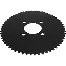 65 Teeth 35 Chain Rear Sprocket 60 Tooth 35 Rear Sprocket Carbon Steel 4 Holes for DIY Karts Light Motorcycles Beach Bikes Oil Replacement Easy Installation Ideal