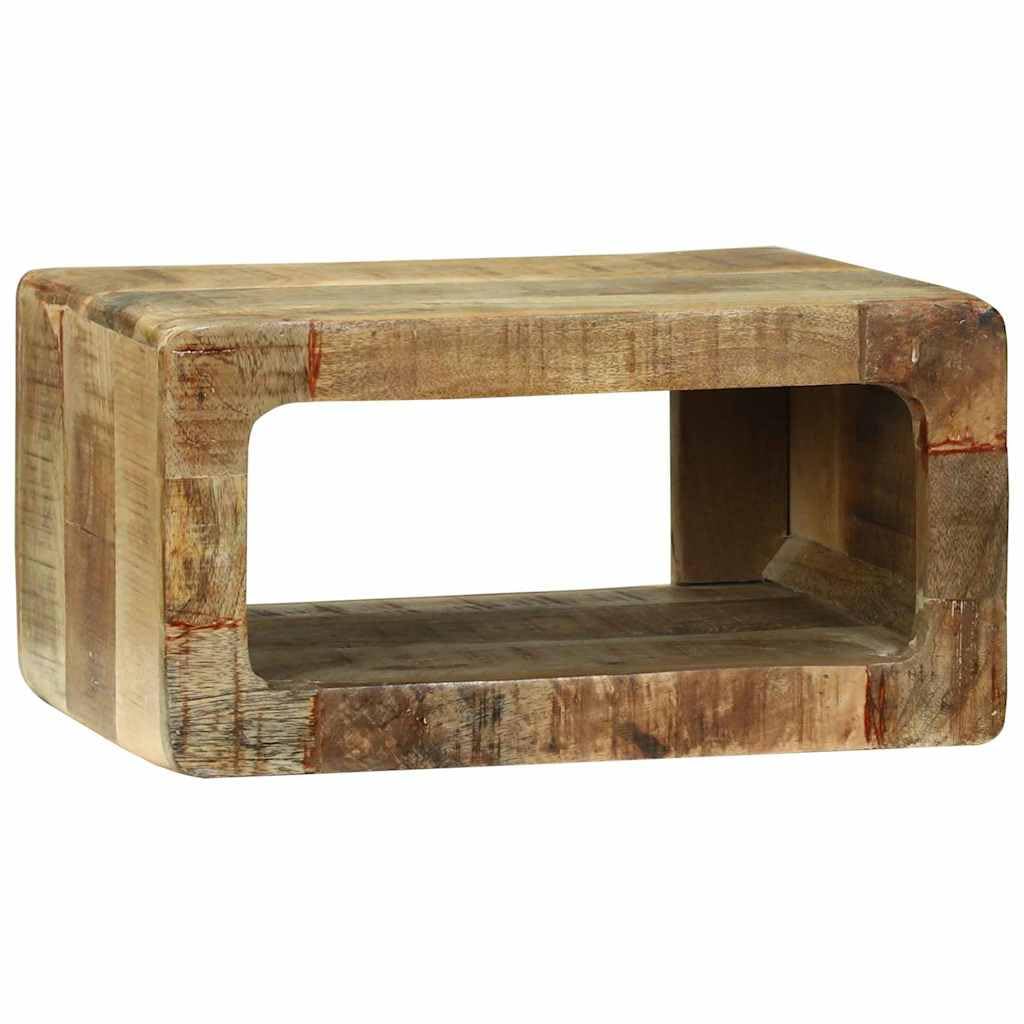 Set di mobili per TV con mensola, 3 pezzi, in legno massiccio di mango, con vano portaoggetti, rack HiFi e cassettiera per CD, DVD, per soggiorno, home theater, gaming, con cassetto, scomparto