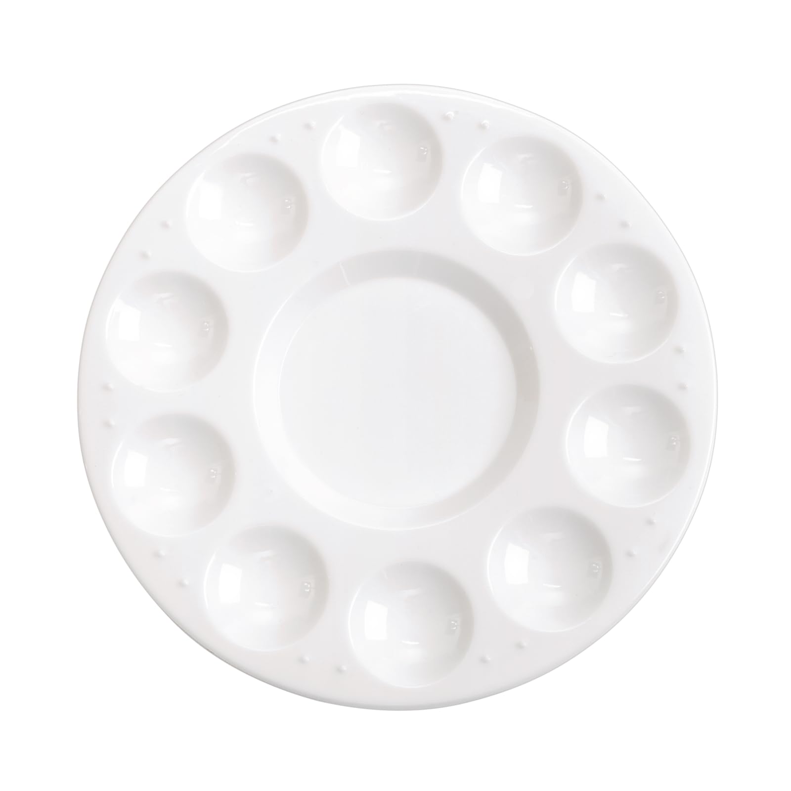 Colorations Round Palettes Set of 3, Paint Palettes, Sorting and Counting Trays, Craft Organizer Trays, Arts & Crafts, School Art Supplies, Paint Palette for Art, - Image 3