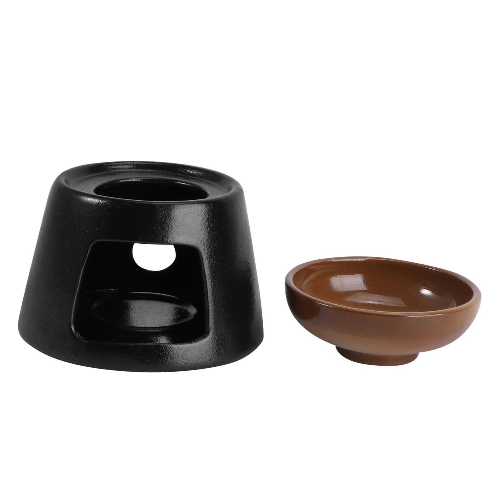 MAGICLULU 1Pc Candle Stand Tea Warmer Coarse Ceramic Teapot Warmer Creative Stove for Home for Tea Brewing and Serving for Tea Lovers