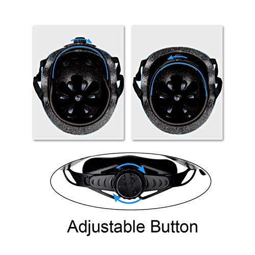 FUCNEN Scooter Protective Gear with Knee Elbow Pads Wrist Guards Helmet for Kids/Teens/Adults Safety Gear for Scooter… - Image 8
