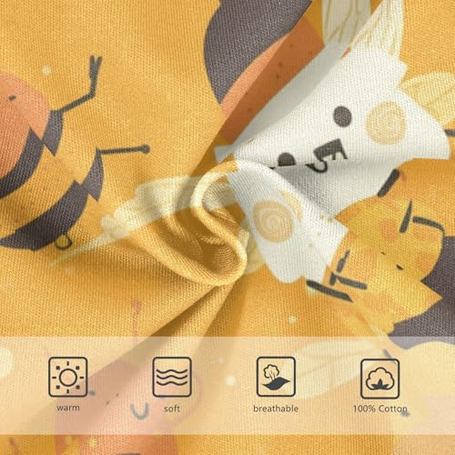 Sweet Honey Pattern Cute Bees Happy Toddler Boys' Comfort Kids Underwear Cute Children Undies3