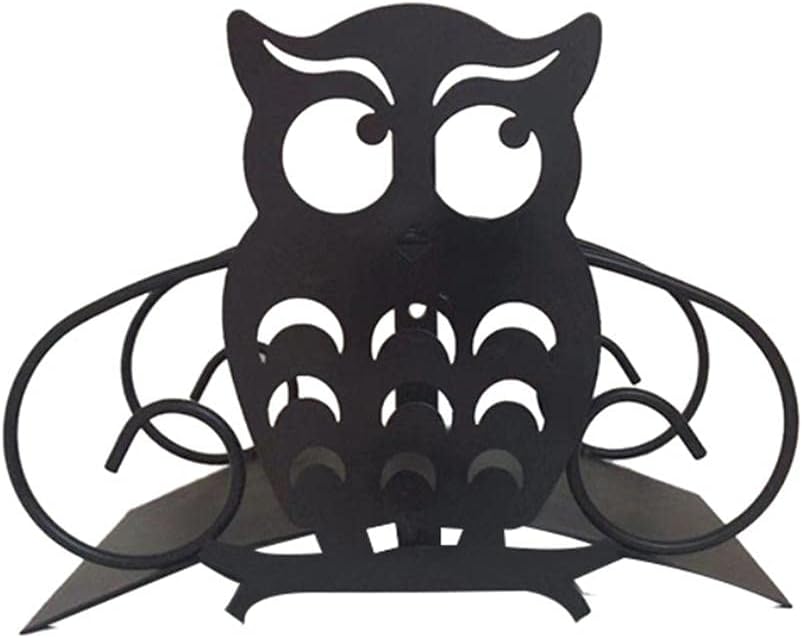 Brteyes Garden Hose Holder,Owl Metal Garden Hose Holder Wall Mount Water Hose Hanger Organizer Reel Hose Stand Hose Organizer Wear Storage Rack for Outdoor Yard