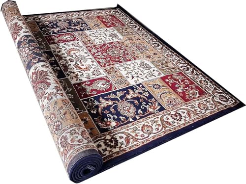 Image of Royal Look Design Soft 4 Feet x 6 Feet Blue Colour Carpets for Home Living Room Bedroom Dining Room