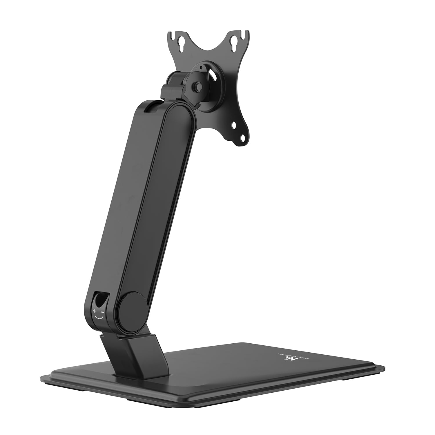 Maclean Supporto per touchscreen da 17 – 32 pollici, VESA 75 x 75/100 x 100 cm, autoportante, inclinabile, rotazione di 180°, regolabile in altezza fino a 8 kg, ergonomico, stabile supporto per