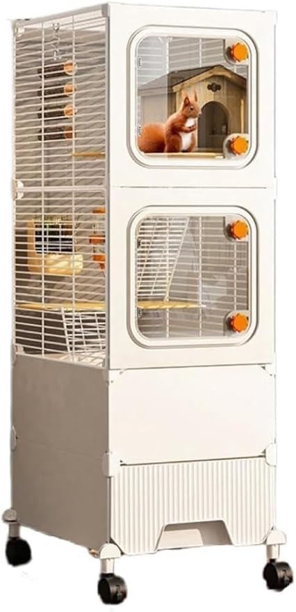 小動物用デグー、チンチラケージ Amazon | チンチラケージ デグー ケージ 大型 金属製 小動物リス