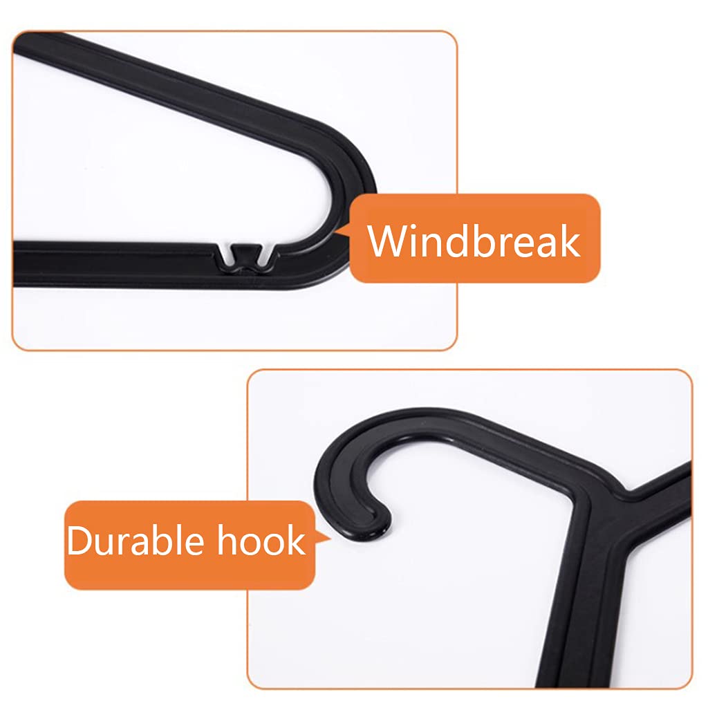 GRABAGECAN 10Pcs Household Clothes Hangers Traceless Nonslip Coat Shirt Holder Rack