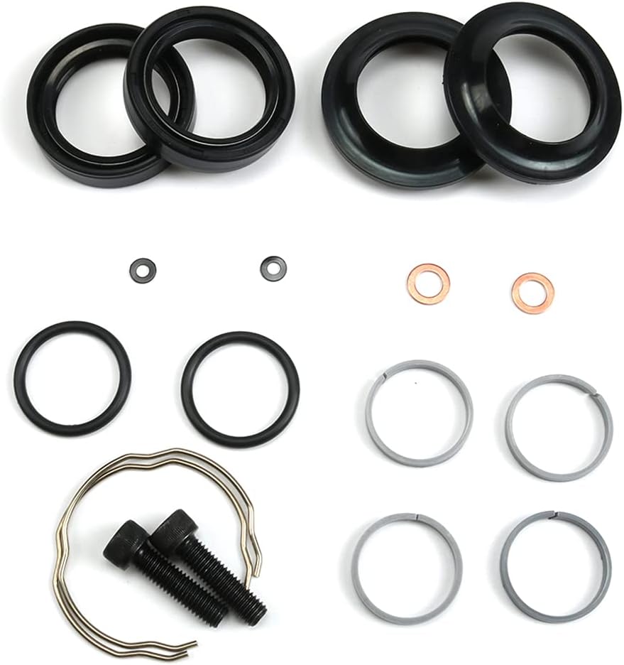 N/A Fork Seals Rebuild Kit Fit Harley Fork Seals Sportster 1988-15 & Dyna 91-05
