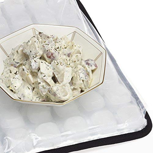 FlexiFreeze Party Mat Chiller - Food Cooling Buffet Cooler for Cold Serving Blue (19" x 15")