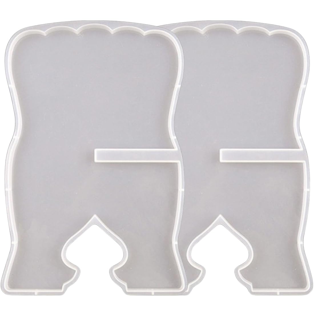 Oytra Resin Art Mould Big Book Stand Holder DIY Multipurpose Silicone Mold Craft Materials for Beginners Professionals Artists Book Readers Hobbyists Casting Molding Set (2 Pcs)