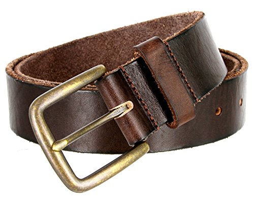 Classic Oil-tanned Genuine Leather Casual Jean Belt for Men2