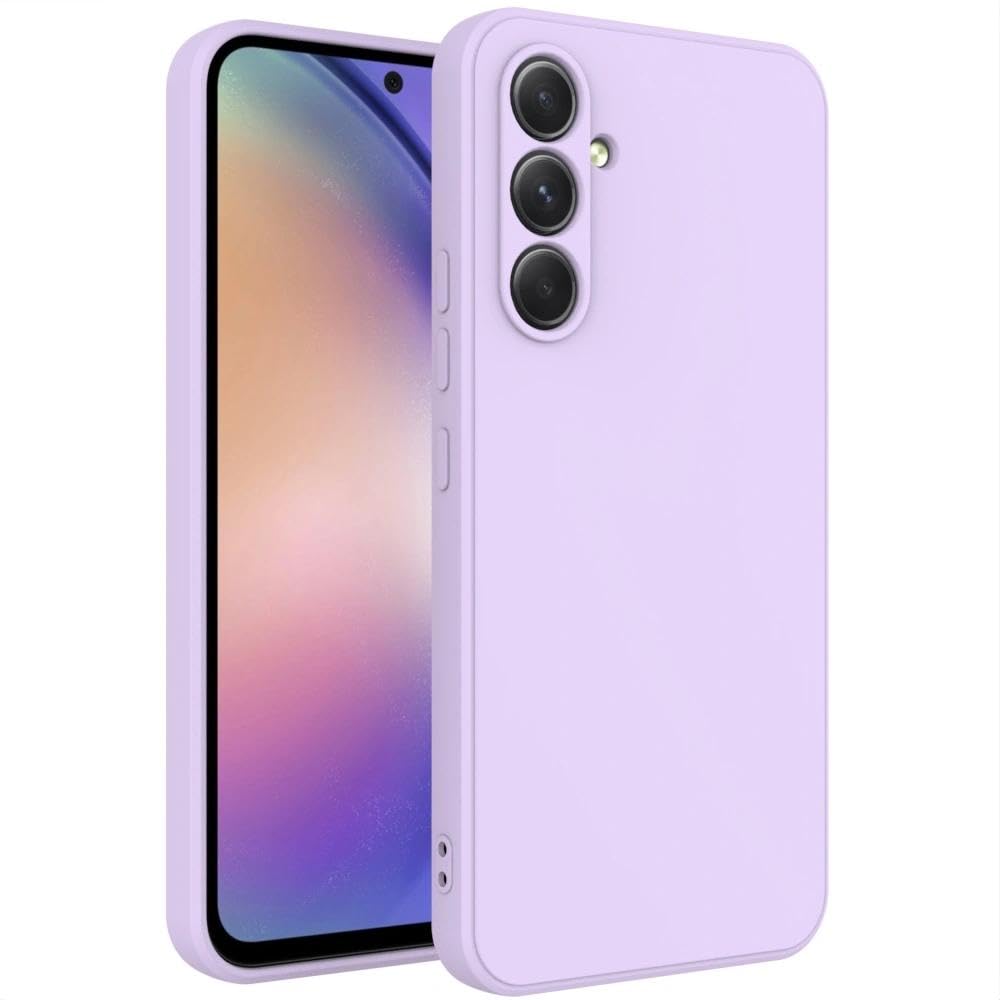 for Samsung Galaxy A37 Case Purple, Scratch Resistant with Soft Touch, Slim Thin Phone Cover for Galaxy A37